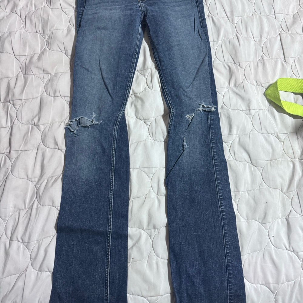 Hollister Women's Blue Boot Cut Jeans